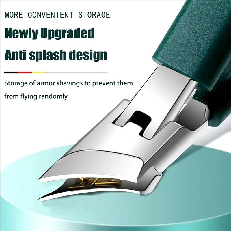 Professional Sharp Oblique Mouth Nail Clippers Trimmer Cutters Anti Sling Care Tools Chiropody Podiatry Stainless Foot Care Tool