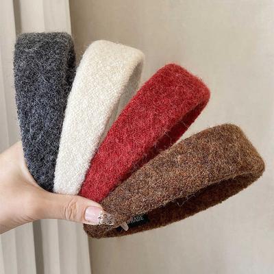 Autumn/Winter Wide-Brimmed Hairband Fashion Hair Accessory Women's Versatile Commute Headband Hair Clip