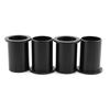 4PCS Black Upgrade The Door Bushing And Repair The Abnormal Noise Of The Door Shaft Sleeve for Honda Talon 2019-2022