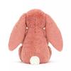 Jellycat Bonnie Rabbit Series Shy Reddish-brown Bonnie Rabbit Soothing Cute Companion Doll Plush Doll Sitting Height 18cm/31cm High