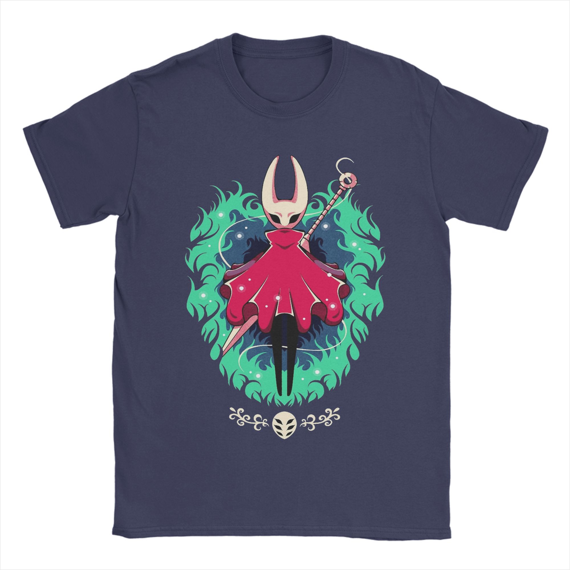 

Hollow Knight Silksong Hornet Men s T Shirts Novelty Tee Shirt Short Sleeve Crewneck T-Shirt 100% Cotton Gift Idea Tops 4XL
