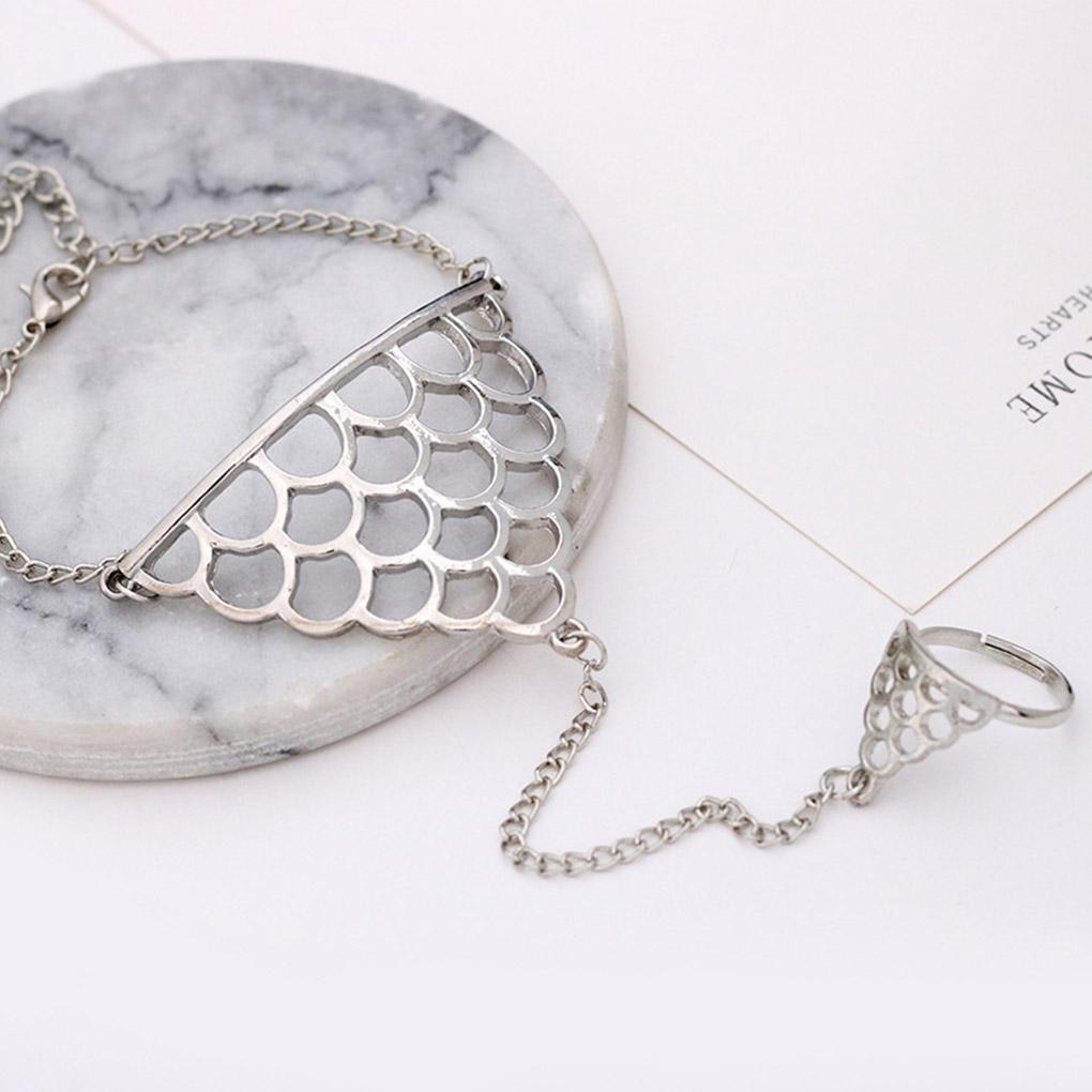 Alloy Bracelet Adjustable Hand Harness Bracelet Chain Women Girl Hand Jewelry