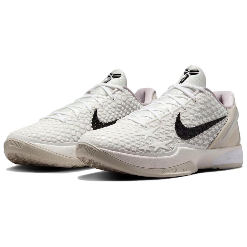 Nike נעלי סניקרס יוניסקס Zoom Kobe 6 Protro אולסטאר - מפרש קרם שחור עצם בהיר FQ3546-100