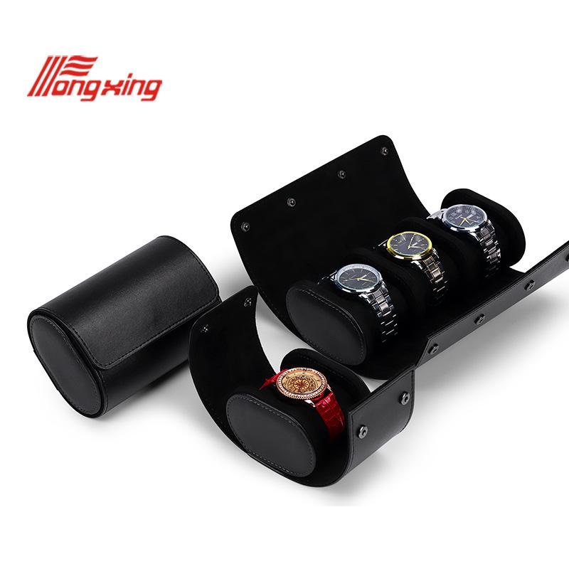 Etui de călătorie de înaltă calitate pentru ceasuri: Geantă Portabilă de Depozitare din Piele PU cu 1, 2 sau 3 Sloturi; Cutie Cadou Ceas de Lux.