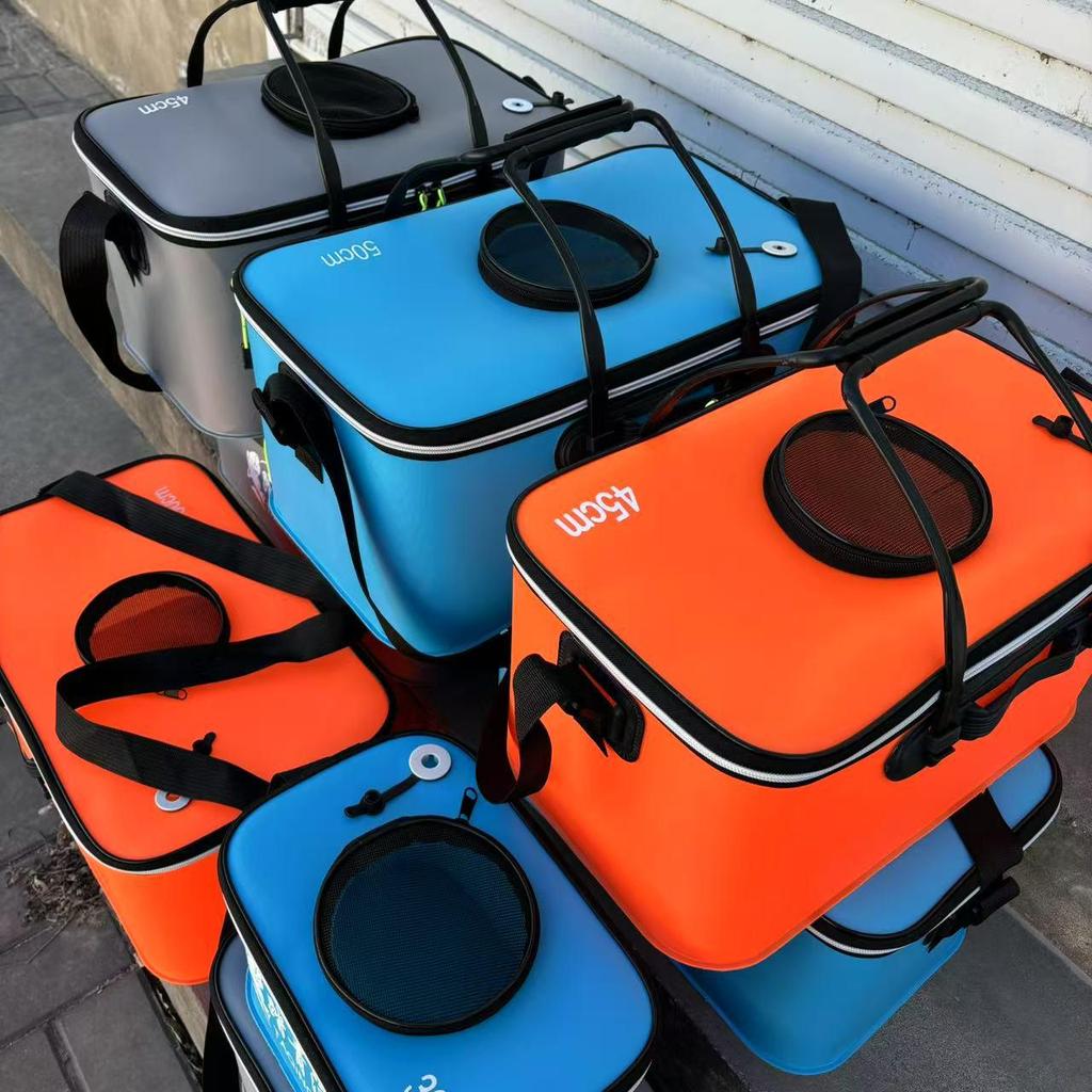 EVA Multi-purpose Fish Keeper: Large Capacity, Thickened Fishing Gear Bucket.