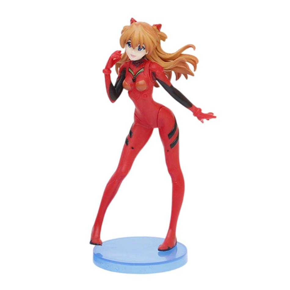 

13cm Anime Ayanami Rei Asuka Langley Makinami Figure Model Doll Desktop Decoration Collecting Toys NEON GENESIS EVANGELION PVC Entertaining Play Safe