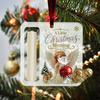 Christmas Money Holders Christmas Coin Gift Organizer Christmas Acrylic Cash Candy Storage Treat Container Clips Ornaments
