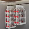 Bag storage hanging bag dustproof transparent mesh pocket storage bag behind the door