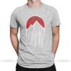 Twin Peaks T Shirts Men Red Pine Tree Moon High Quality Tops Short Sleeve