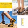 Sport Echtleder Outdoor [NEARDREAM] Herren Sandalen, Sandalen, Beliebt, Stilvoll, Rutschfest, Sommer, Herren, Sandalen, Khaki, 27.5cm