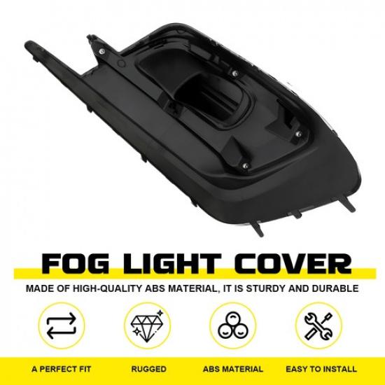 1X Black Front Bumper Fog Light Cover Cap For 2018- Subaru Legacy Front Left