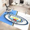1pc Manchester City Football Club Print Area Rug - Soft, Washable Non-Slip Indoor Mat, Living Room, Home Office Decorative Rug,Office Decorative