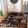 Harley-davidson Motorcycles Customized Name Floor Mat Perfect for Game Room Study room Balcony Foyer Antislip Carpet Anime Office Decor