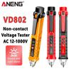 New VD802 Non Contact Voltage Tester 12V-1000V AC NCV Detection Live Wire Test Audible and Visual Alarm Flashlight Portable Electrician Tools