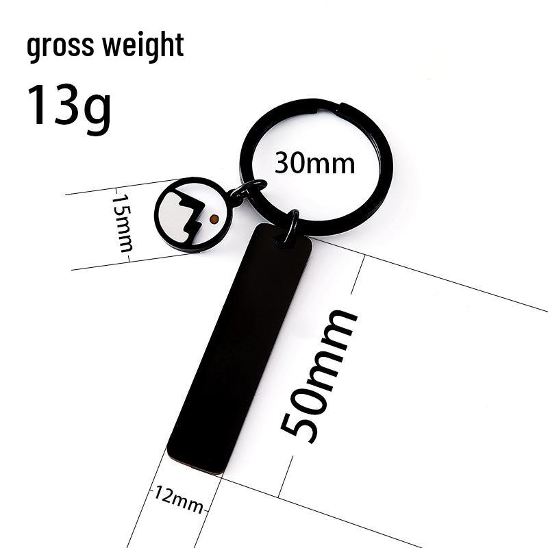 Cross-Drop Mustard Seed Epoxy Round Metal Keychain with Laser Print on Stainless Steel