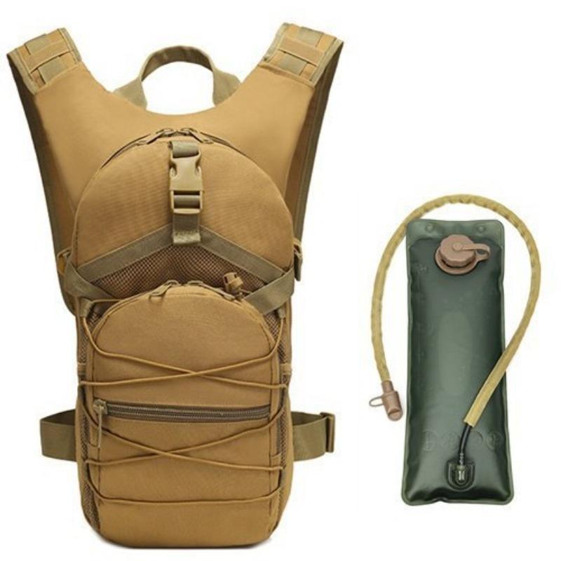 

Tactical Backpack Waterproof Oxford Cloth Water Bag Includes 3L Water Bag Portable Outdoor Cycling Bag