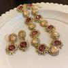 Vintage Necklace Earring for Women Exaggerated Jewelry Accessories