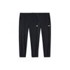 Anta Solid Color Logo Print Elastic Waist Sports Pants Men bottoms Black 152238303-1