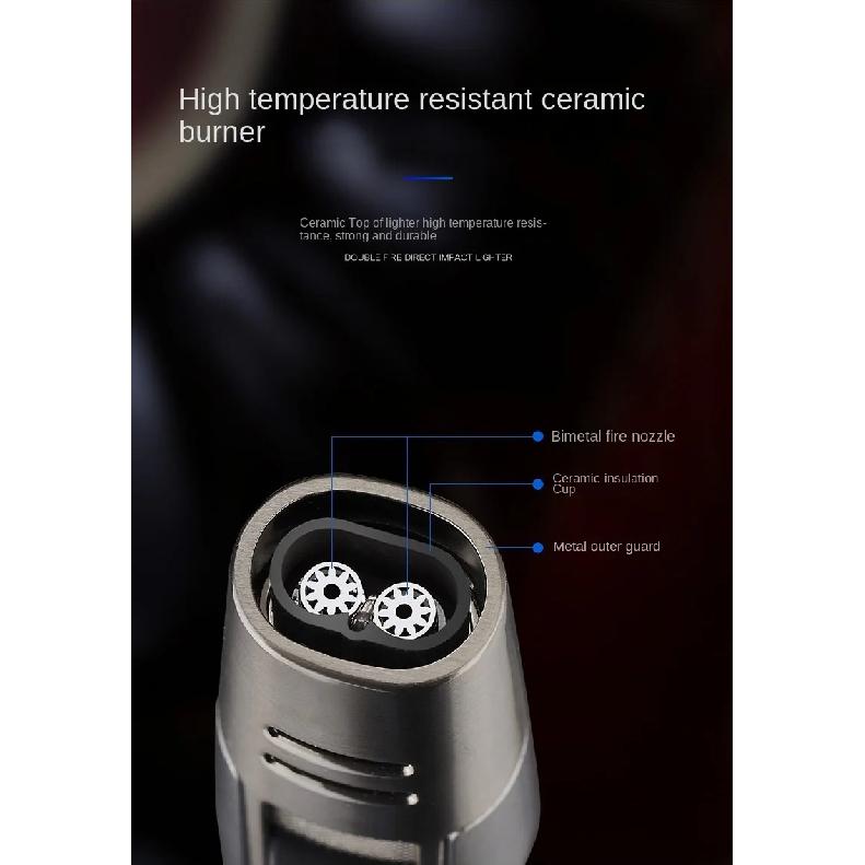 Mini Welding Gun Inflatable Lighter Windproof Kitchen Gas Ignition Point Cigar Inflatable Spray Gun Outdoor Barbecue Lighter