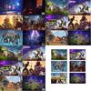 Night Game Fort Home Decorative Painting Posters Stickers Art Gift