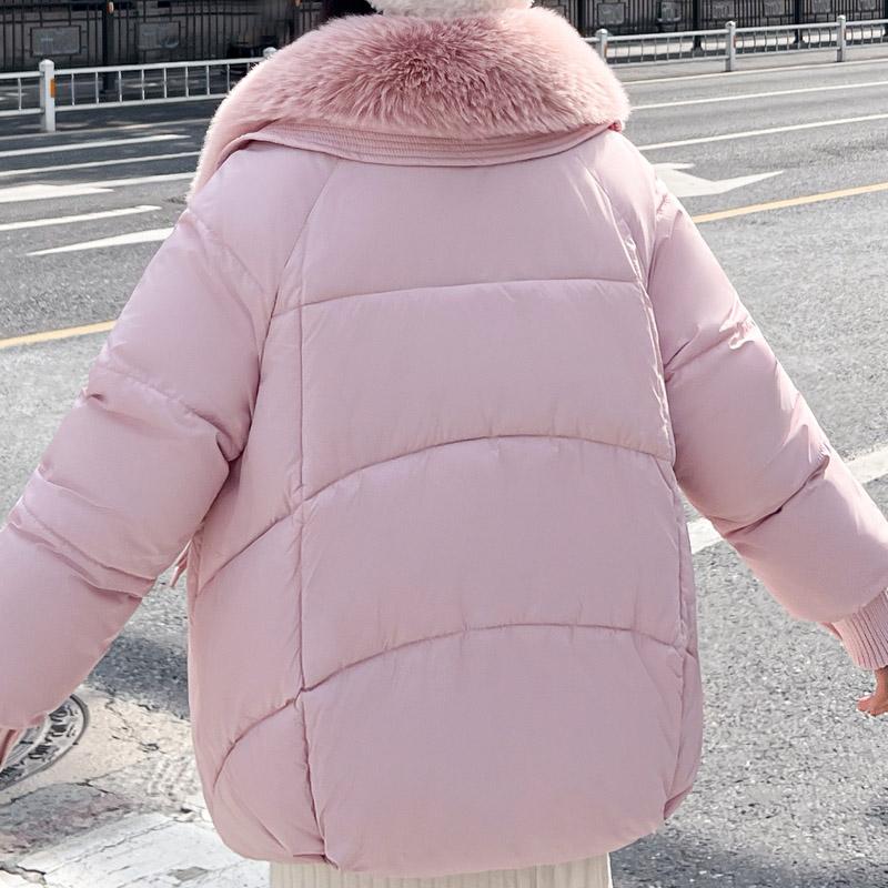 Plus Size Kobiety Zimowe Płaszcze Z Kapturem Odzieży Ochronnej Moda Luźne Sztuczne Futro Kołnierz Grube Ciepłe Kurtki Dla Kobiet Parka