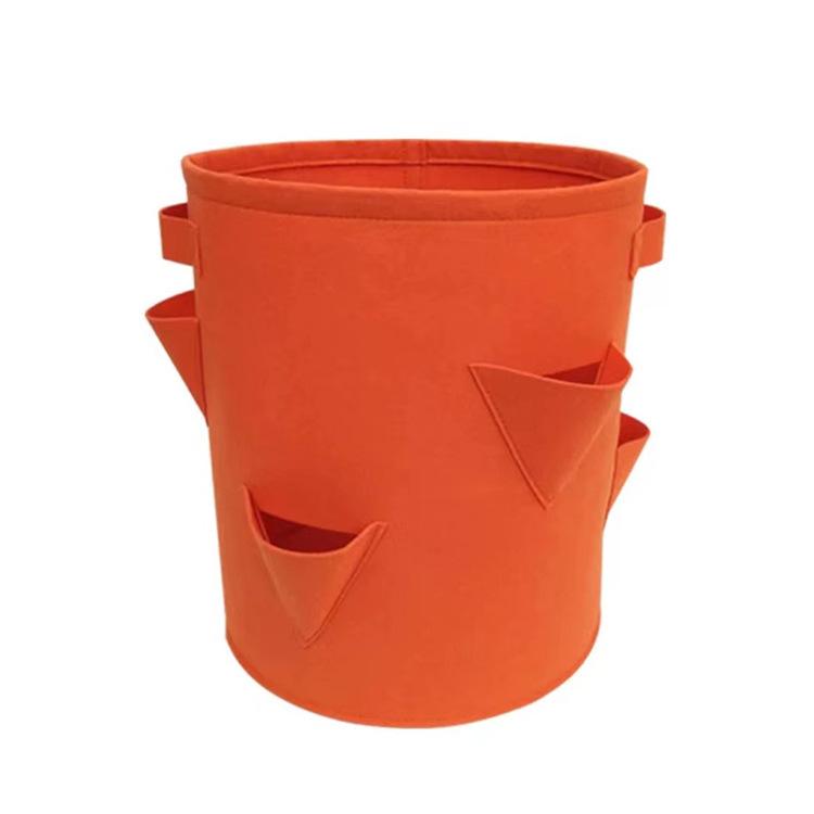Strawberry Planting Bag - Thick, Non-Woven Fabric for Indoor & Outdoor Cultivation