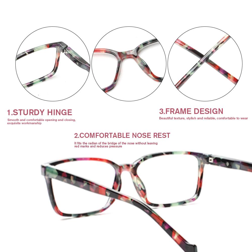 TUREZING Flexible Spring Hinge for Ladies and Gentlemen With High Definition Optical Lenses Presbyopia Eyeglasses Diopter Diopter Glasses