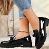 Fashion 2024 Summer Ladies New Fashion Round Toe Retro Solid Color Mary Jane Shoes Daily Casual Shopping Ladies High Heels  Oxford Mujer