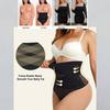 Mesh Thong Shaping High-Waisted Tummy-Control Sports Fitness Yoga Butt-Lifting Pants with Cross-Over Design and Boning