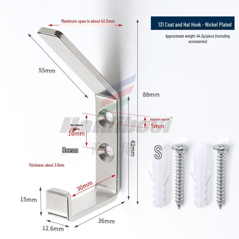 Wall-Mounted Surfboard, Bodyboard & Skateboard Metal Hanger Bracket