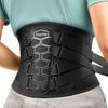 FREETOO Lendenstützgürtel Lumbales Korsett mit festem 3D-Stricknetz Größe Klein Umfang [Ergonomisches Design] Unterstützung, Ultra-flexible Konstruktion,