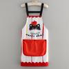 Cute Cartoon Cat Dog Apron With Large Wipe Hand Pocket Waterproof Sleeveless Bib Apron For Kitchen Cooking Household Cleaning