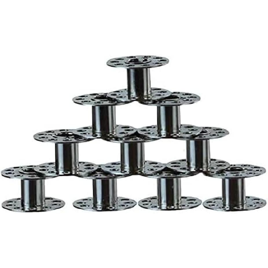 BAIJAC (10 Pack) Replacement for BOBBINS Metal Necchi 6018 6022 7020 3204FB 3205FA Royal Series +