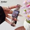 Colorful Lightweight Resin Strap for Apple Watch Ultra 49 46 45 44 42-38mm Elegant Women's Watch Band for Iwatch S11/10/9/8/SE-1