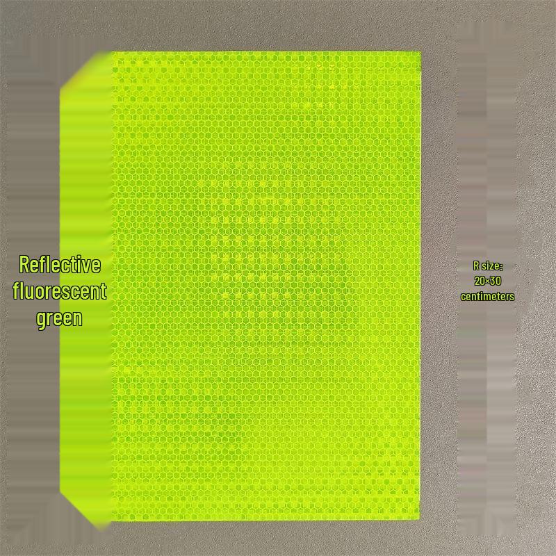 

High-Strength Adhesive Reflective Sticker for DIY Fan Support, Solid Color, 20x30cm