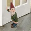3.94 Inch Gnome Statue Funny Gnome Garden Decoration for Yard Lawn Ornaments