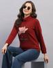 MONTE CARLO Women's High Neck Full Sleeve Sweatshirt