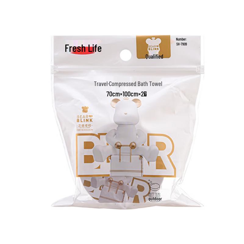 Fresh Life Compressed Bath Towel