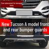 Fits 2015-2018 Hyundai Tucson: Front/rear Bumper Guards, 2018 Model Decorative Bumpers.