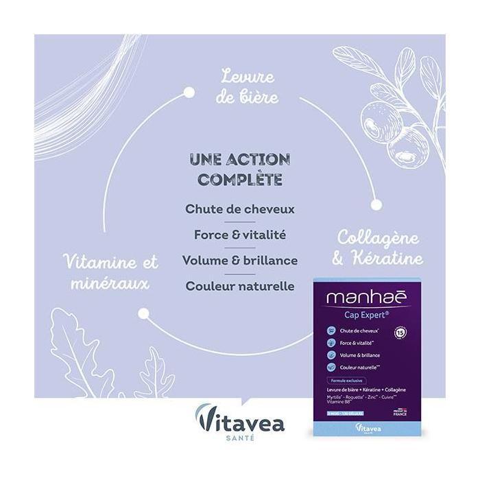 Nutrisanté manhaé cap expert 120 gélules