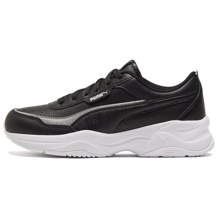 Puma Cilia Mode Casual Lightweight Low-Top Shoes Women sneakers Black White 375732-01 35.5