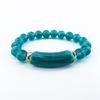 8mm Natural Rose Quartz, Red Agate, Tiger Eye, and Green Aventurine Bracelet for Men and Women