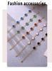Qiongyao Multi-Color Agate Five-Petal Flower Stainless Steel Bracelet – Light Luxury, Best Friend Gift, In Stock.