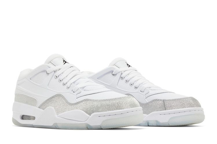 Women's Sneakers Nike Jordan 4 RM White Metallic Silver (Women's) White/White/Metallic Silver/White