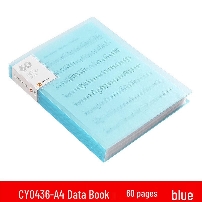 A4 Transparent Multilayer Insert Pockets Folder for Student Documents & Certificates