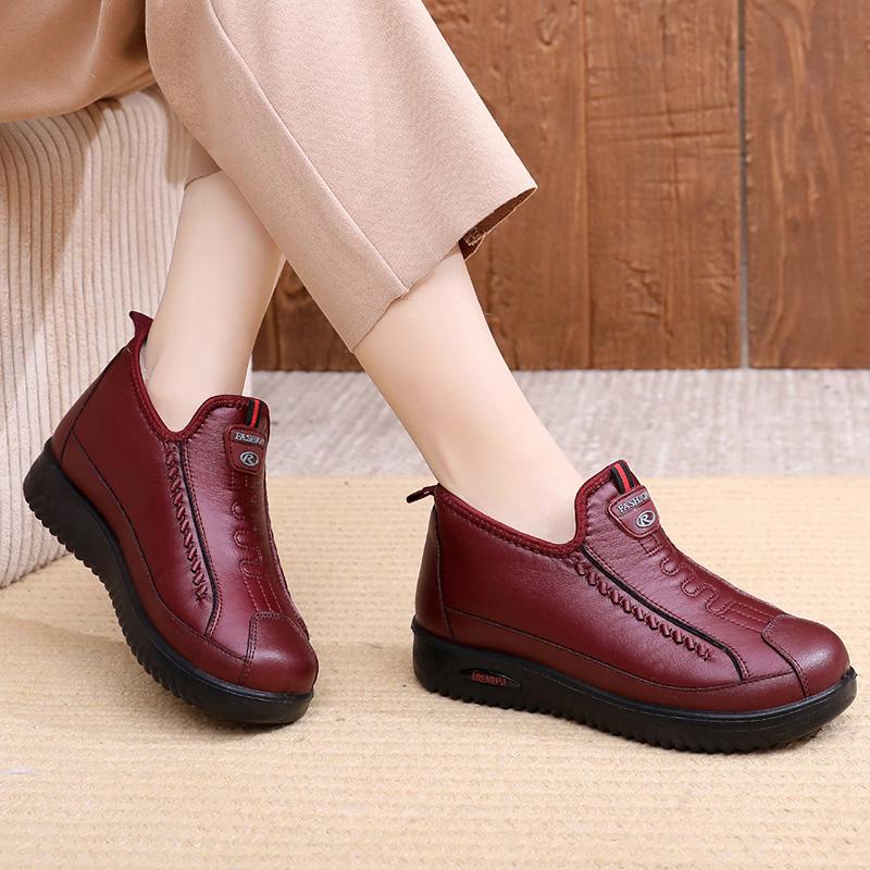 Women's  Winter Thickened Cotton Shoes for Warm and Comfortable Outdoor Travel Anti-Slip and Durable with Free Shipping