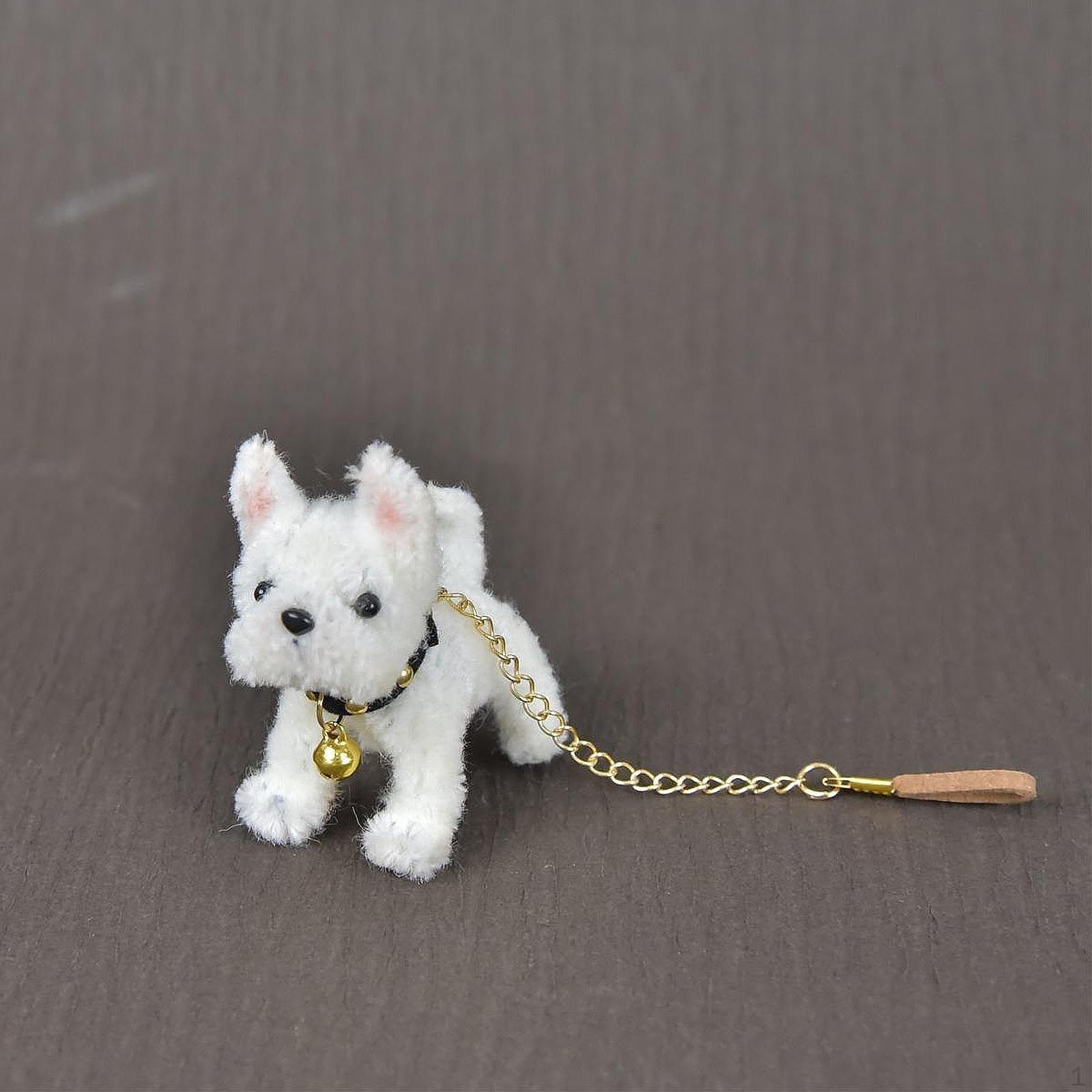 

Украшение для миниатюрной собаки для кукольного домика 1:12 ролевых игрушек, симпатичных домашних животных, модель Mini для White