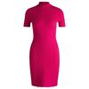 Hugo Womens/Ladies Sareply Mock Neck Short-Sleeved Bodycon Dress