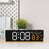 Digital Alarm Clock for Bedroom Desk Clock for Living Room Bedroom with Large Number,Dimmer,Loud Alarm Temperature