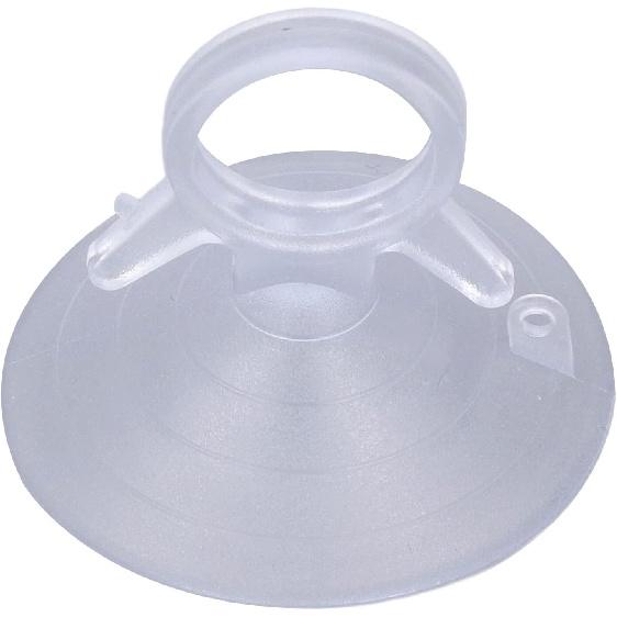 Sanpyl 10pcs PVC Mini Finger Buckle Sucker, Transparent Heavy Duty Suction Cup with Pull Ring Buckle, Portable Glass Puller for Solar Panel, Car, and